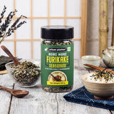 Nori Komi Furikake Seasoning, 100g (Japanese Style, Made with Ao Nori, Sesame Seeds, Pink Salt, Season rice balls, sprinkle on Japanese Appetizers and more)