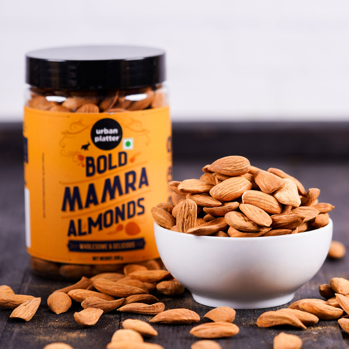 Urban Platter Mamra Almonds, 250g