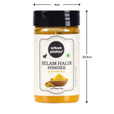 Urban Platter Selam Haldi (Turmeric) Powder Shaker Jar, 90g [Cultivated in Tamilnadu]