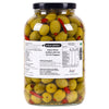 Green Gordal Olives Stuffed with Hot Piri Piri Peppers, 3.8kgs (Product of Spain | Whole Large Size Olives | Firm, Juicy & Spicy | Drained Weight - 2.2kgs)