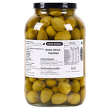 Urban Platter Whole Green Gordal Olives Unpitted, 3.95kgs (Product of Spain | Large Size Olive With Pits | Firm & Juicy | Drained Weight - 2.4kgs)