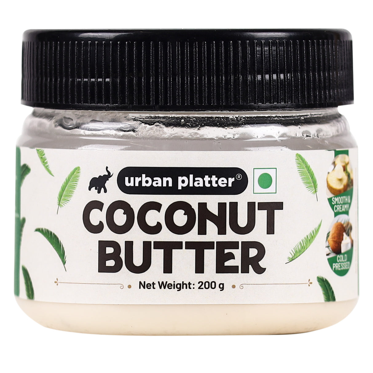 Urban Platter Rich & Creamy Pure Coconut Butter, 200g (Ideal of Cooking, Baking, Spreading, Creamy Spread, 100% Coconut Butter)