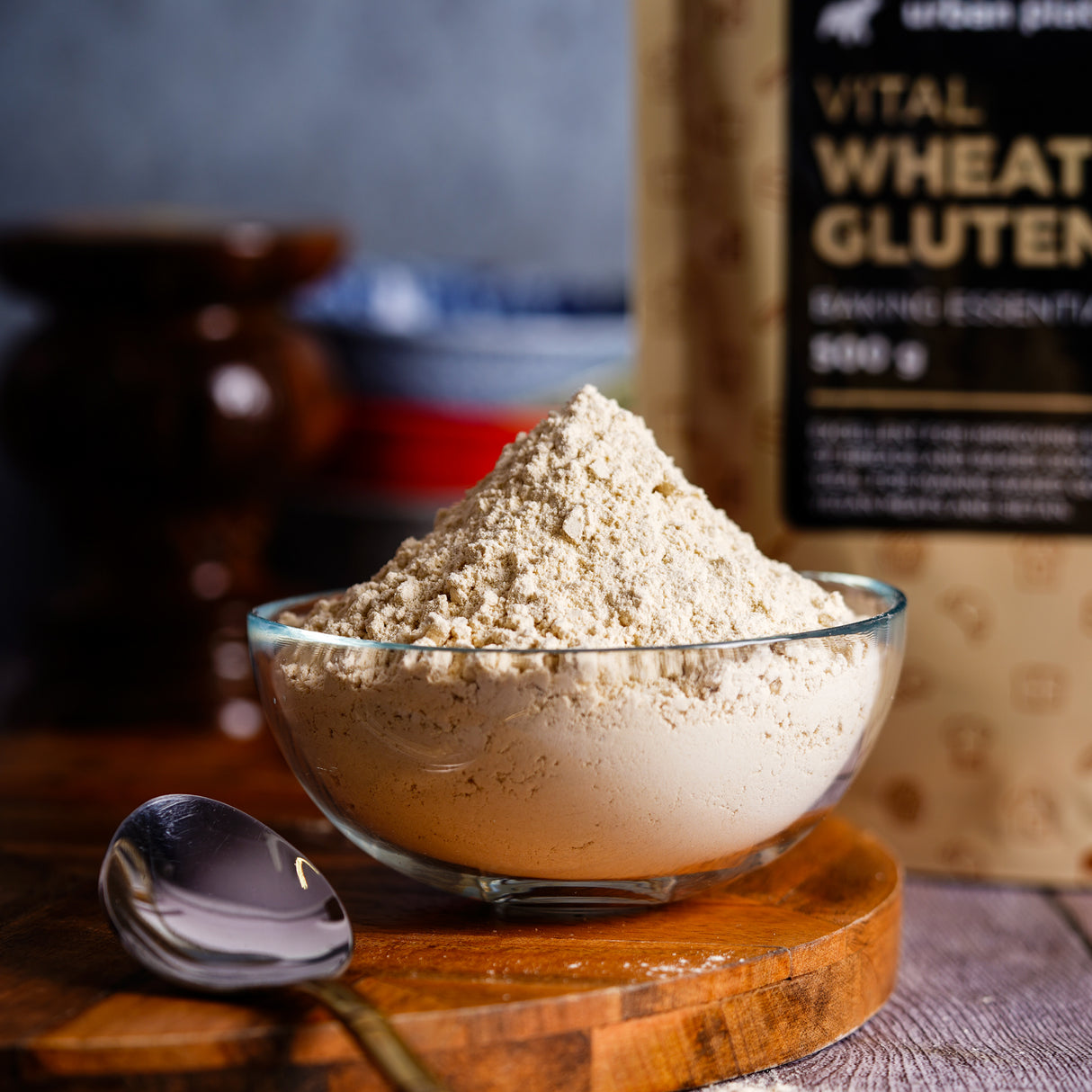 Urban Platter Vital Wheat Gluten, (High-Protein Baking Essential | Key Ingredient for Seitan | Adds Elasticity & Structure | Ideal for Breads)