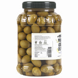 Urban Platter Greek Whole Green Olives, 1.6Kgs [Drained Weight 1kg | Kalamon Region of Greece | Perfect for Salads | Hummus | Mediterranean Dishes]