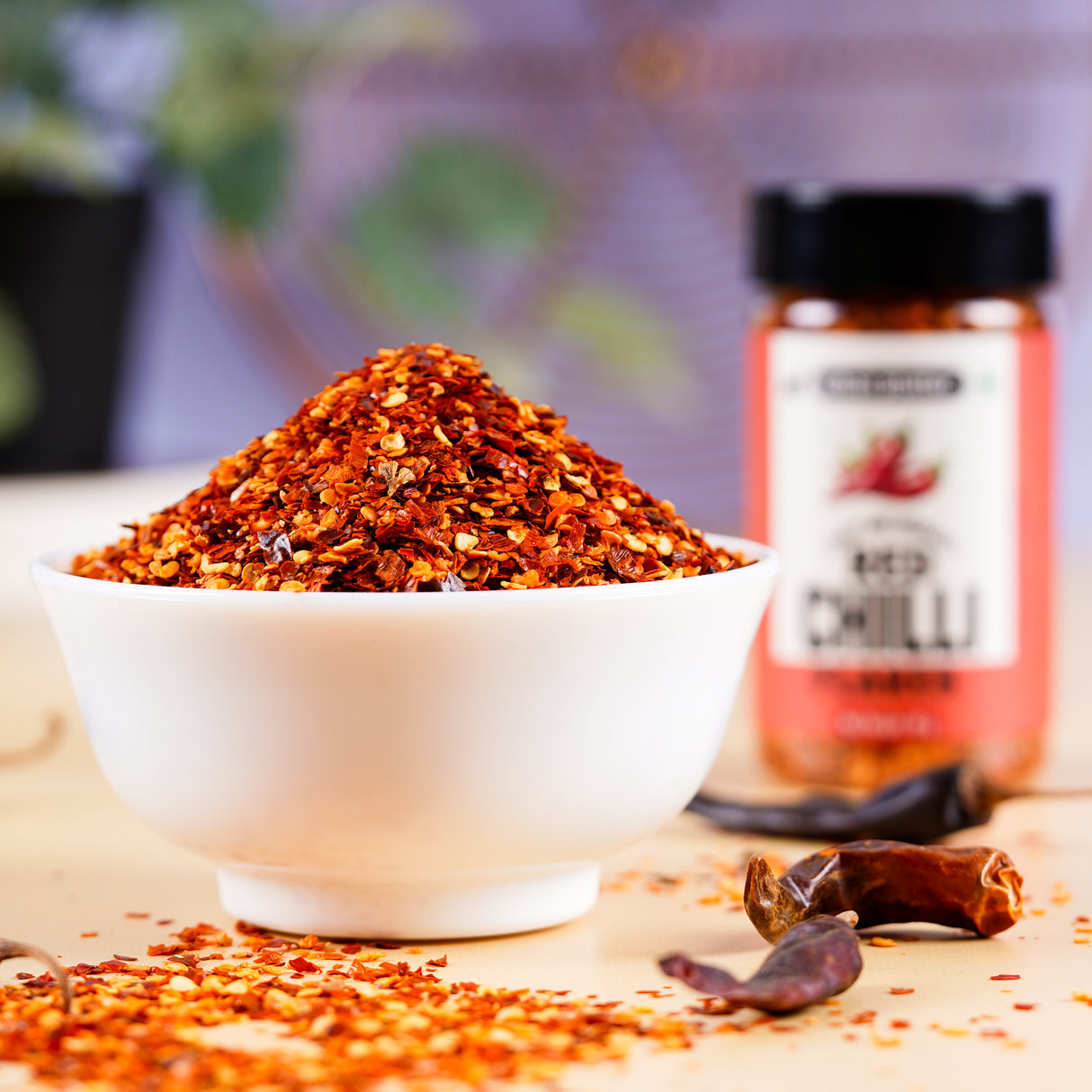 Urban Platter Dried Red Chilli Flakes, 80g