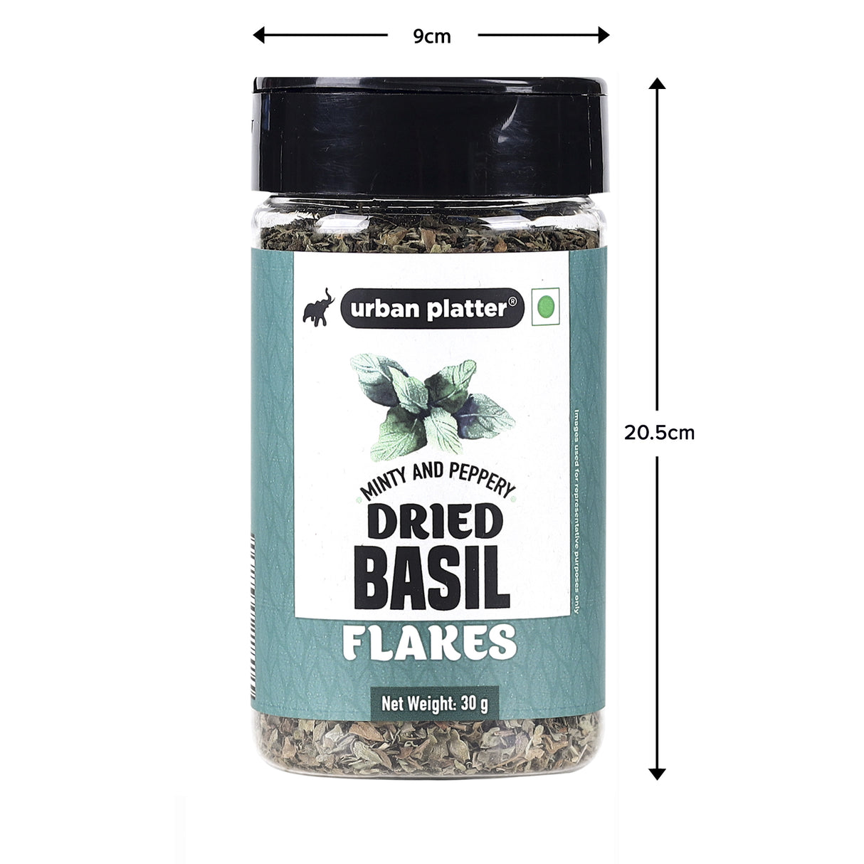 Urban Platter Dried Basil (Tulsi) Flakes, 30g