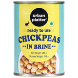 Urban Platter Ready To Use Chickpeas in Brine, 400g (Canned, Drained Weight 240g)