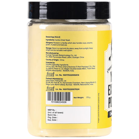 Urban Platter Nutritional Yeast Extract Powder, 175g (Unfortified | Deactivated Yeast Powder | For Consumption as Food)