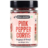 Urban Platter Whole Pink Pepper Corns, 100g (Vibrant, Fragrant & Mildly peppery | Peppercorns | Adds a delightful and subtle heat to oils, foods, salads)