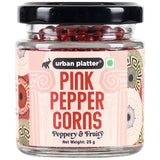 Urban Platter Whole Pink Pepper Corns, 25g (Vibrant, Fragrant & Mildly peppery | Peppercorns | Adds a delightful and subtle heat to oils, foods, salads)