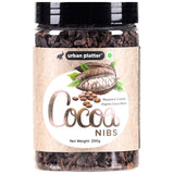 Urban Platter Cacao Nibs, 250g (Roasted & Cracked | Unsweetened | 100% Cacao Bean Bits | Aromatic & Crunchy | Antioxidant-Rich Superfood | Product of South India)