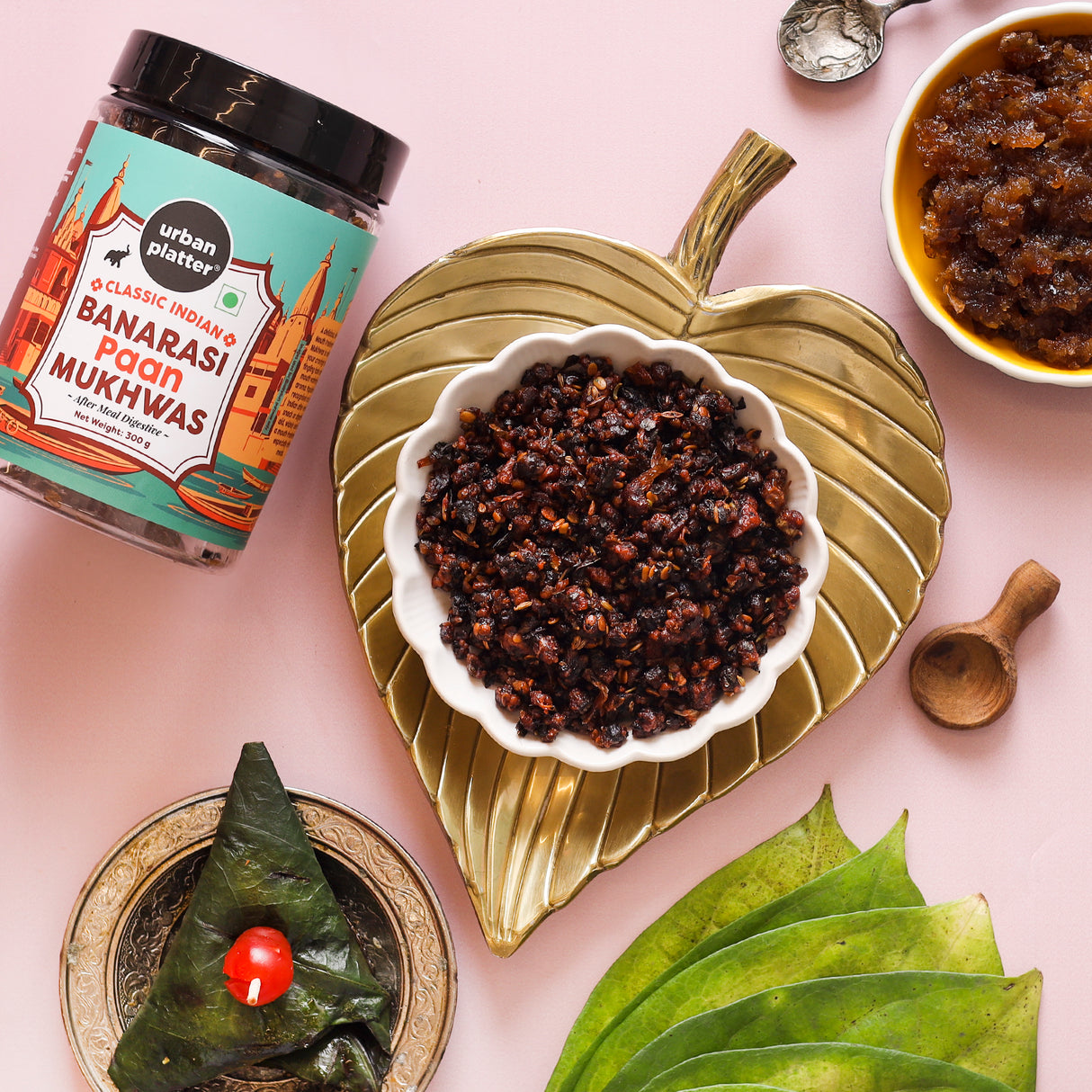 Urban Platter Banarasi Mukhwas, 300g [Mouth Freshener, After Meal Digestive, Without Supar/Areca Nut]