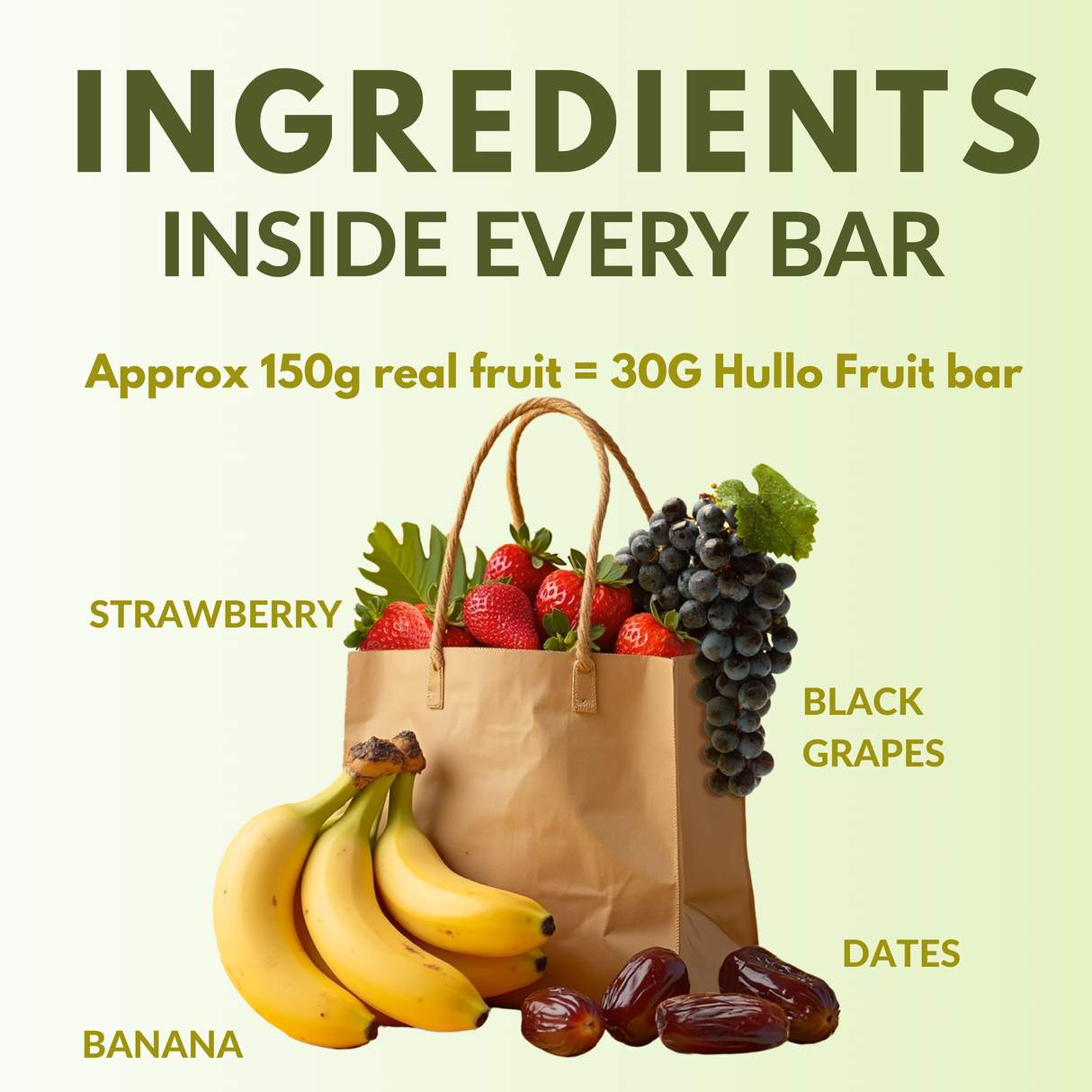 The Only Fruit Bar - Strawberry, 180g (6x30g)