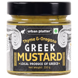 Urban Platter Thyme & Oregano Greek Mustard, 220g - Local Produce of Greece, Mediterranean Cuisine, Perfect for Dressing, Marinades