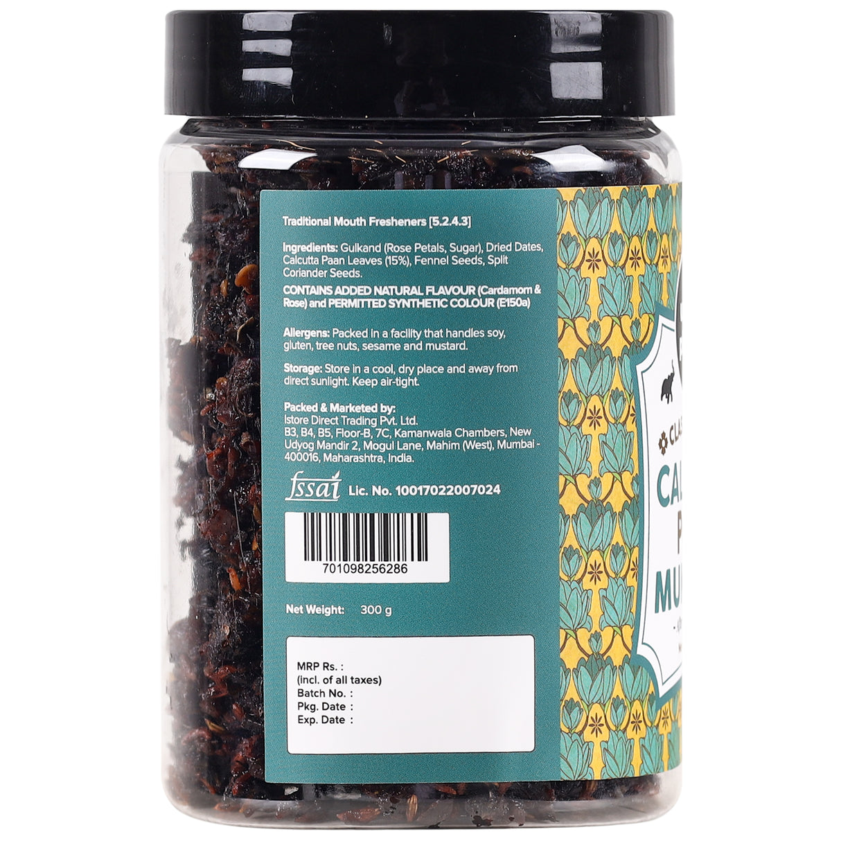 Urban Platter Calcutta Mukhwas, 300g [Mouth Freshener, After Meal Digestive, Without Supari/Areca Nut]