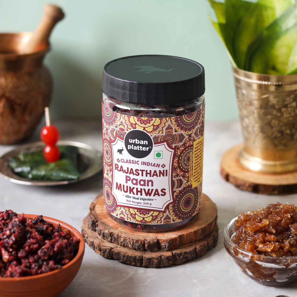Urban Platter Rajasthani Mukhwas, 300g [Mouth Freshener, After Meal Digestive, Without Supar/Areca Nut]