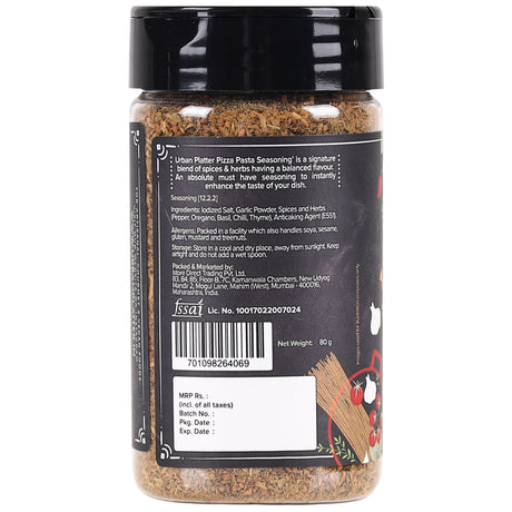 Pizza Pasta Seasoning, 80g (Signature Italian-Style Seasoning | Multipurpose Herb & Spice Blend | MSG-Free)