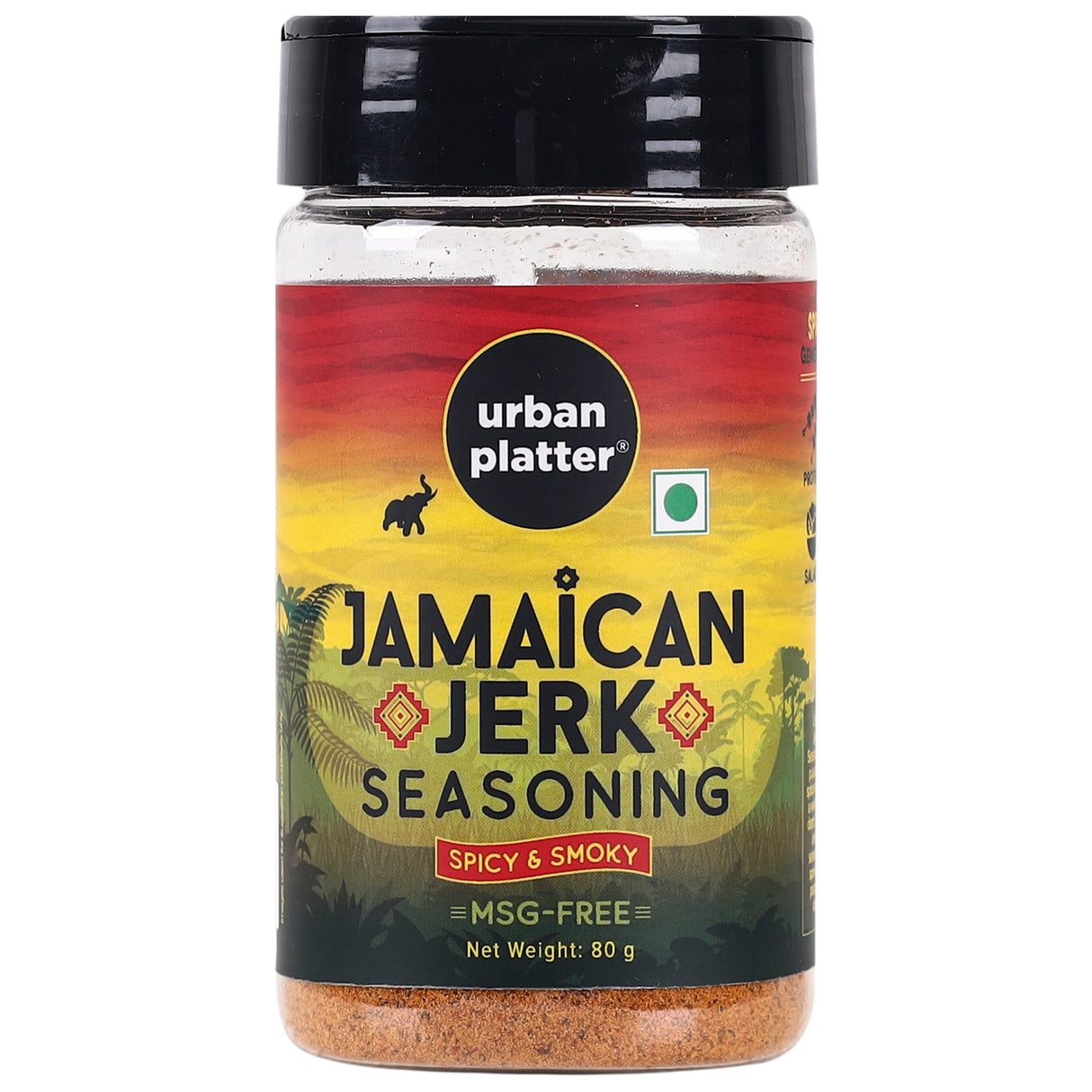 Urban Platter Jamaican Jerk Seasoning, 80g (Bold and Spicy Caribbean Blend | Perfect for Marinades, Grilling and Roasting)