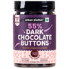 All Natural, Dairy-Free and 55% Cocoa Dark Chocolate Buttons, 300g