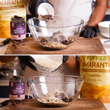Puffed Amaranth, 200g (Rajgira, High in Protein & Fibre, Healthy Puffed Snack, Gluten-free)