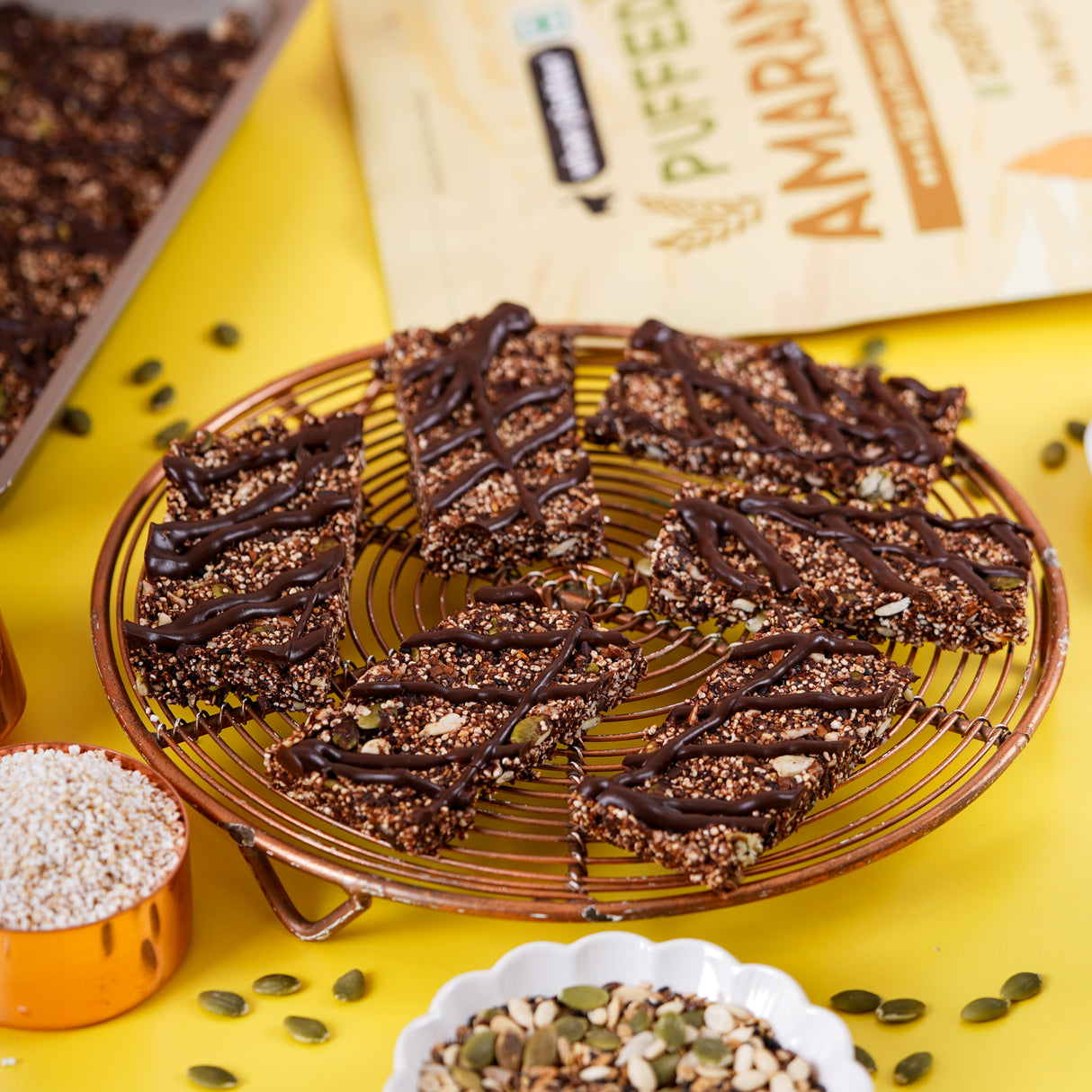 Puffed Amaranth, 200g (Rajgira, High in Protein & Fibre, Healthy Puffed Snack, Gluten-free)
