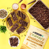 Puffed Amaranth, 200g (Rajgira, High in Protein & Fibre, Healthy Puffed Snack, Gluten-free)