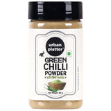 Urban Platter Green Chilli Powder, 80g [Fine ground | Dehydrated | Hari Mirchi]