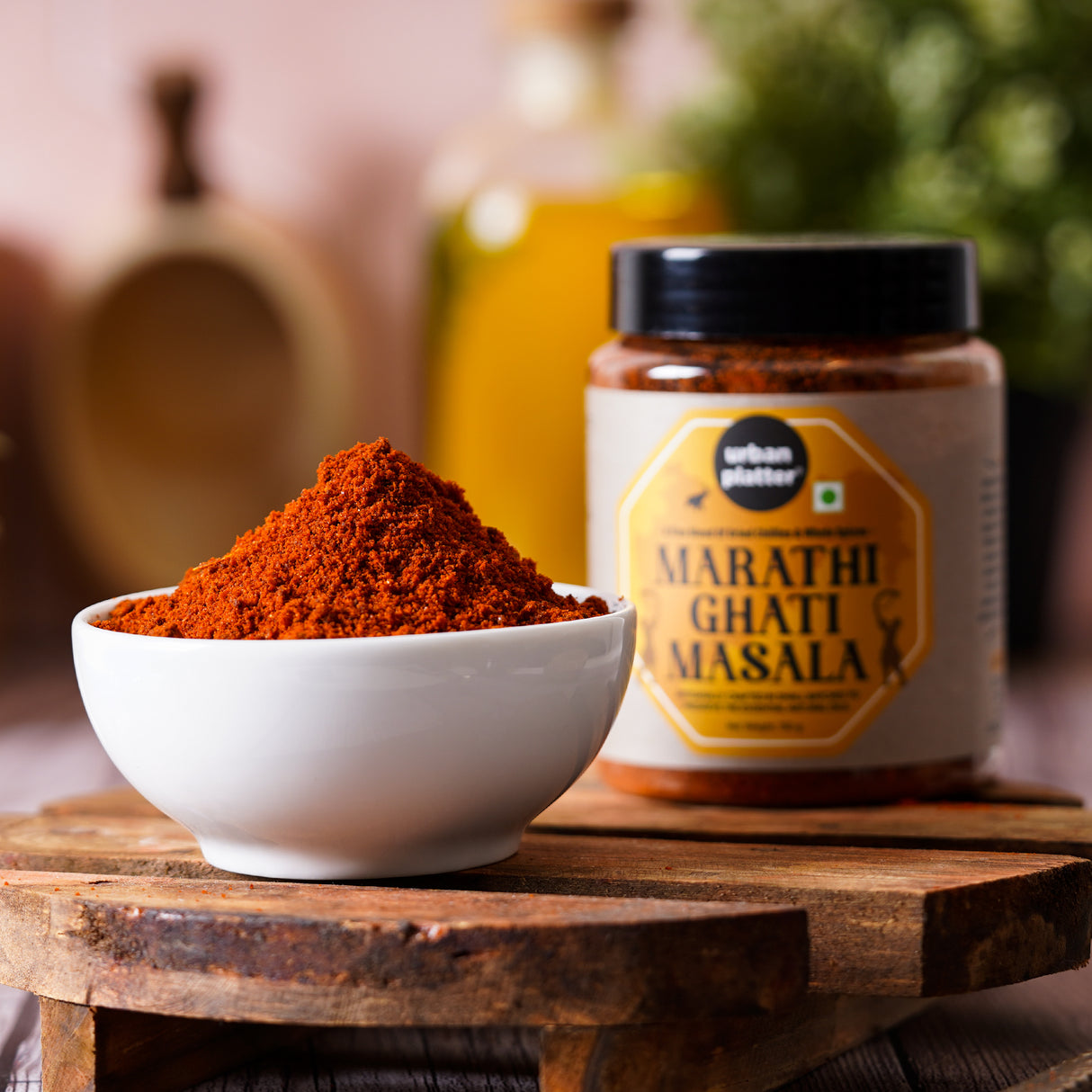 Urban Platter Maharashtrian Ghati Masala, 150g (Signature Gavraan Western Ghats Blend | Fiery & Earthy Flavours | Additive & Preservative-free)