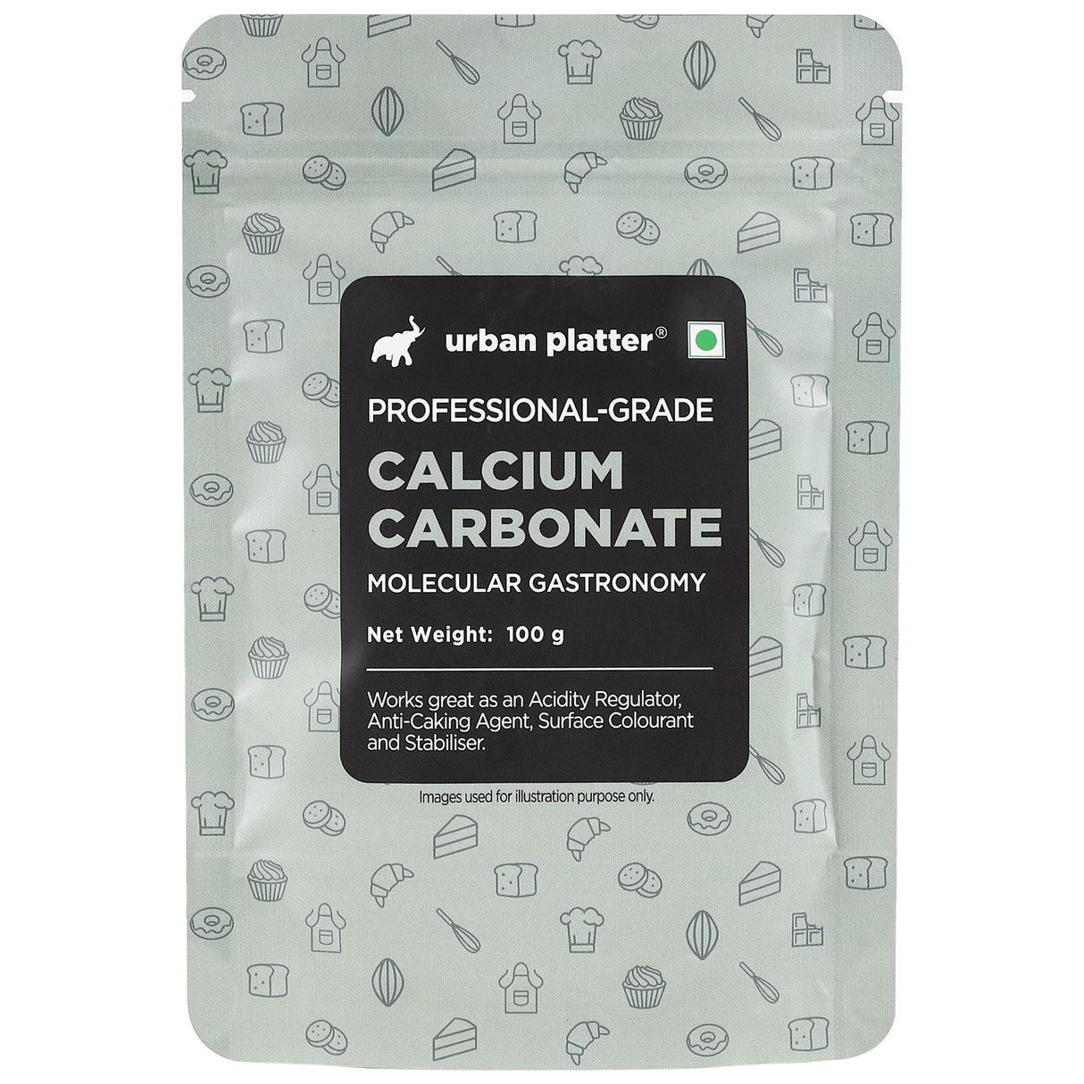 Urban Platter Calcium Carbonate Powder, 100g [Chuna]