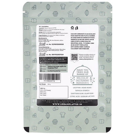 Urban Platter Calcium Carbonate Powder, 100g [Chuna]