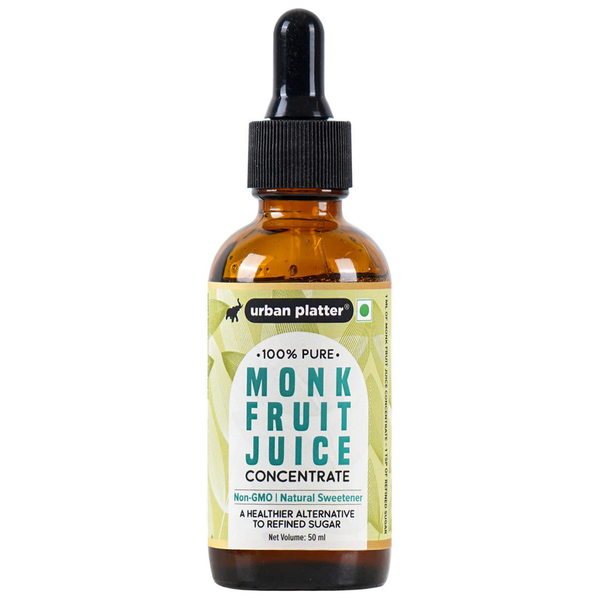 Urban Platter Monk Fruit Juice Concentrate, (100% Pure | Non-GMO | Natural Sweetener | Low GI)