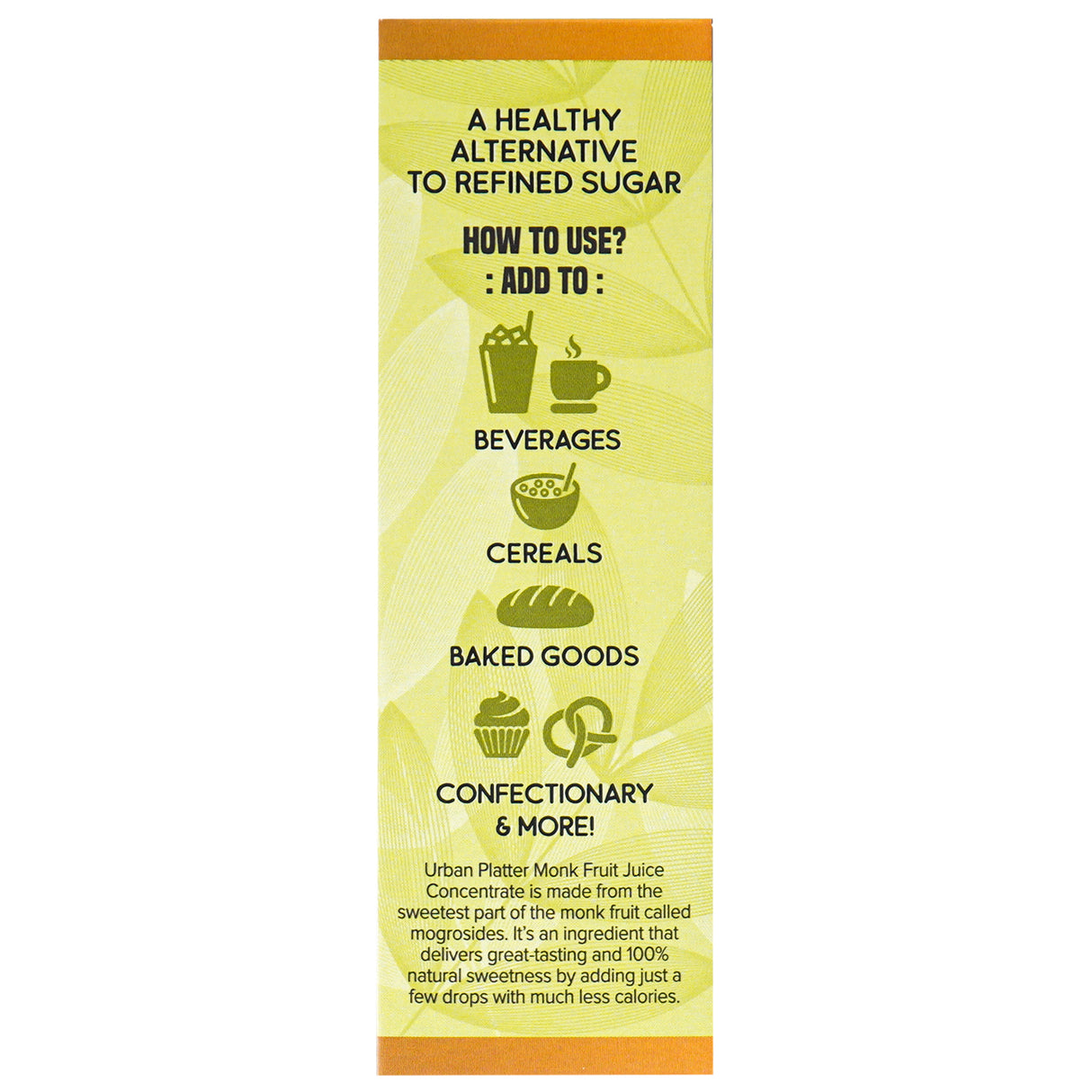 Urban Platter Monk Fruit Juice Concentrate, (100% Pure | Non-GMO | Natural Sweetener | Low GI)