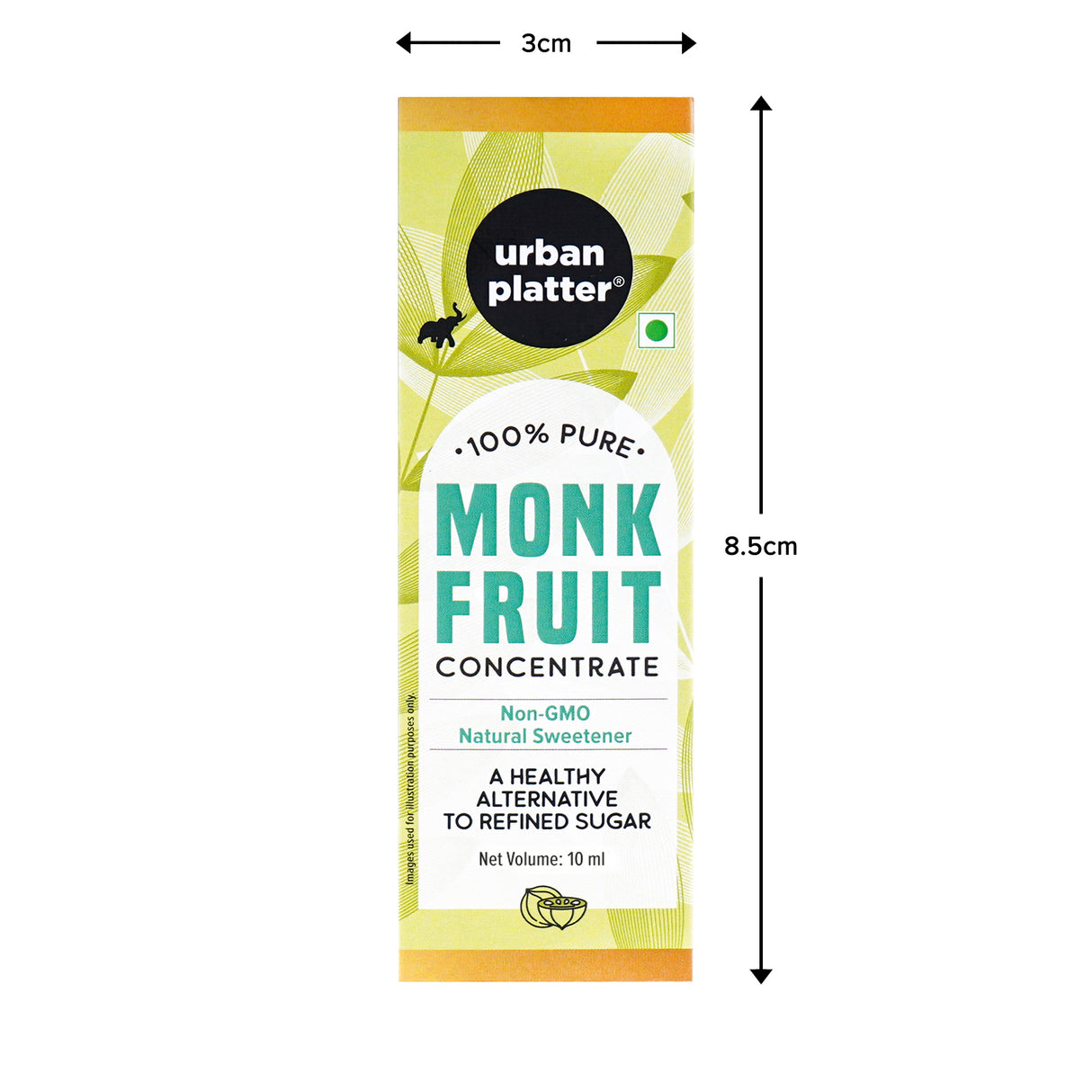Urban Platter Monk Fruit Juice Concentrate, (100% Pure | Non-GMO | Natural Sweetener | Low GI)