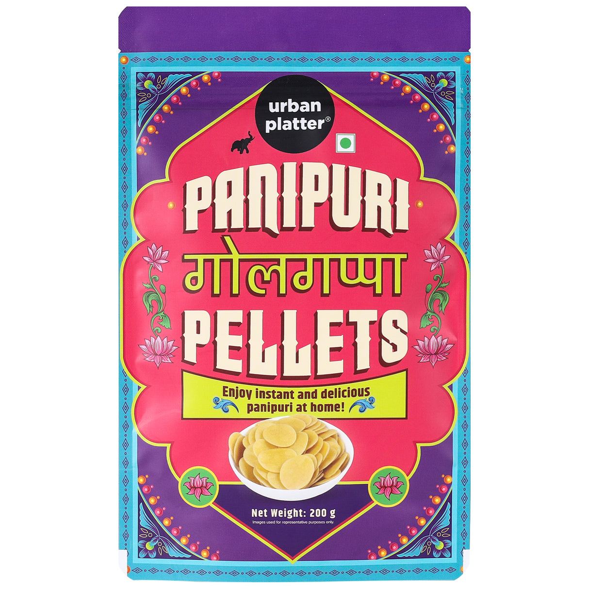 Urban Platter Ready-to-fry Dry Gol Gappa (Pani Puris)