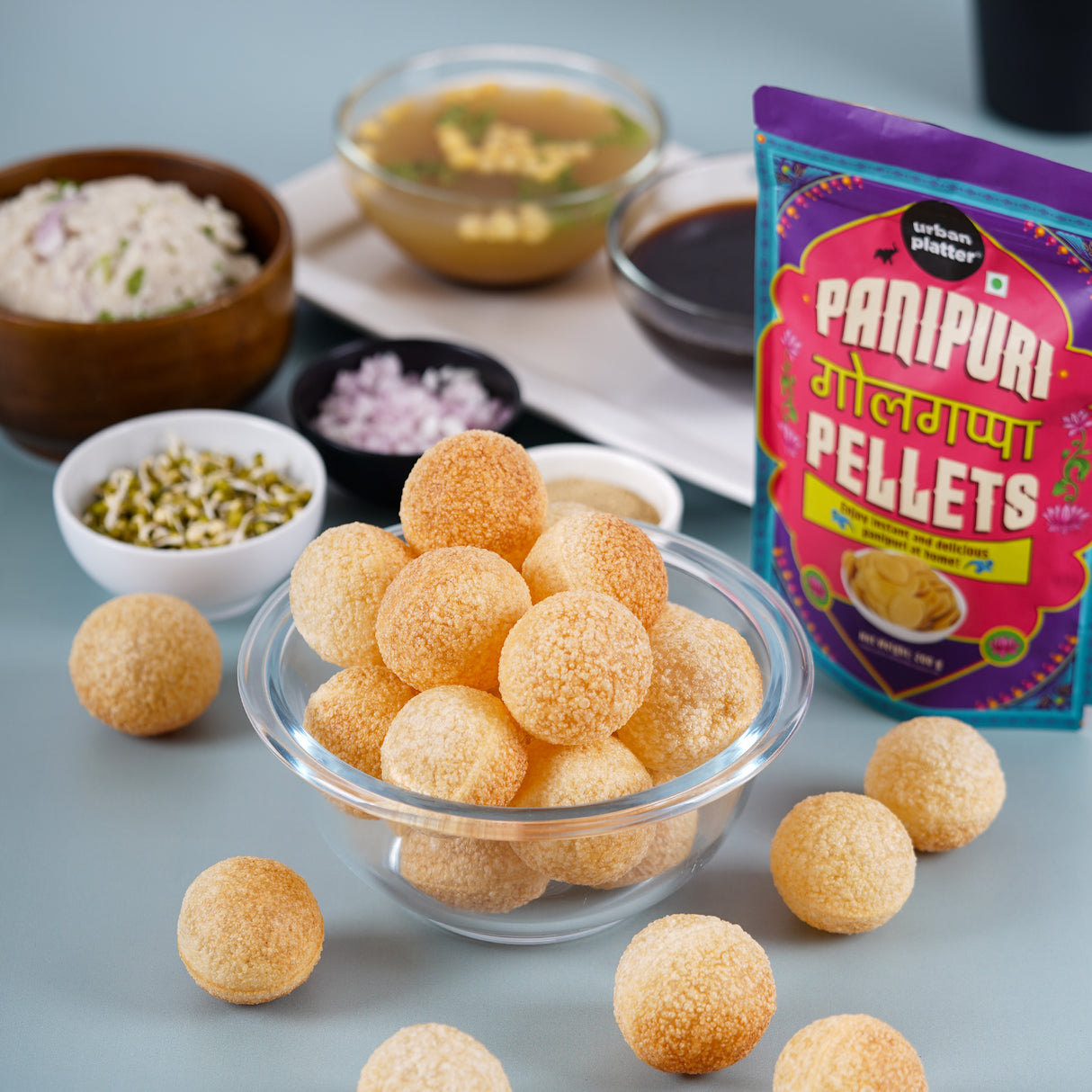 Urban Platter Ready-to-fry Dry Gol Gappa (Pani Puris)