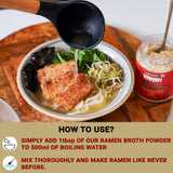Urban Platter Japanese-Style Ramen Broth Powder, 150g (Plant-Based | Instant Soup Base | MSG-free | Umami-Rich)