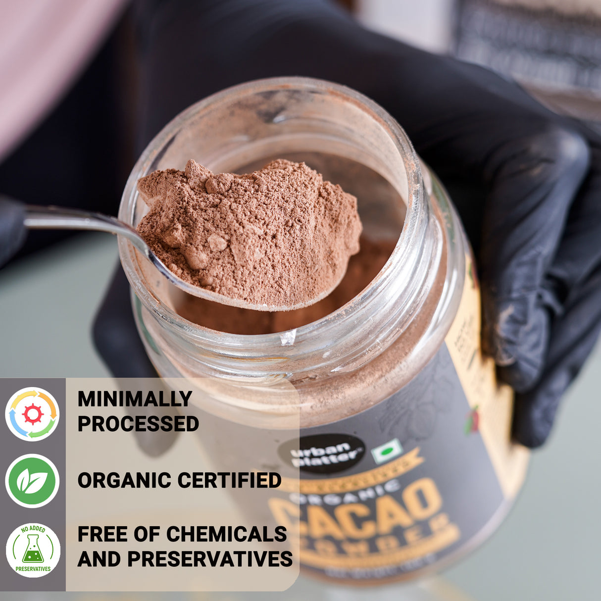 Urban Platter Non-Alkalized Cacao Powder, 100g