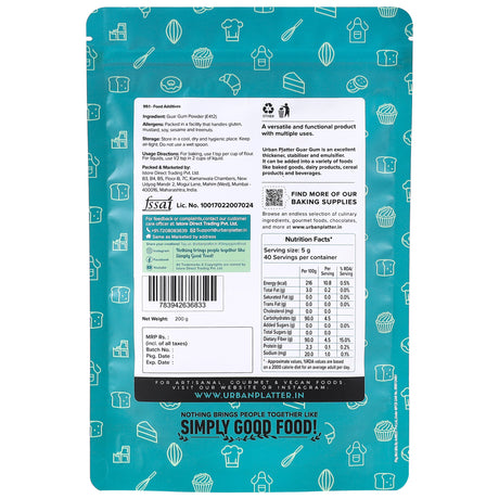 Urban Platter Guar Gum Powder, 200g