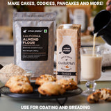 Natural Almond Flour, 200g (Naturally Gluten-free, Low-Carb, Unblanched, Ideal for Baking & Keto Recipes)