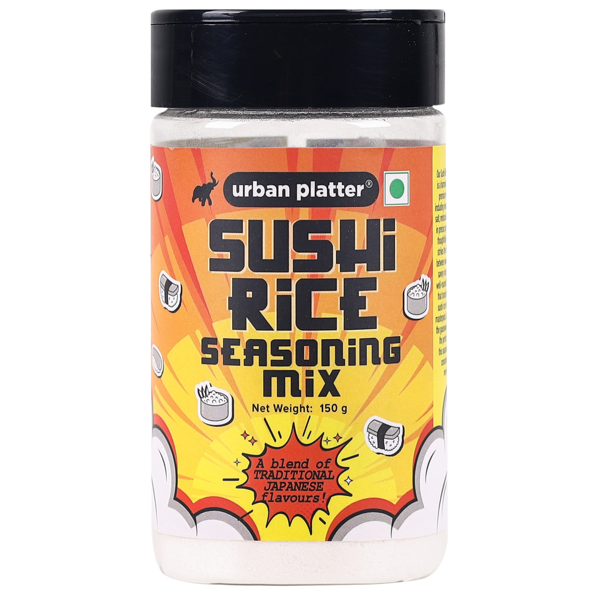 Urban Platter Sushi Rice Seasoning Mix, 150g [Authentic Flavour| Simply add to Cooked Rice| Perfect Sushi Rice every time]