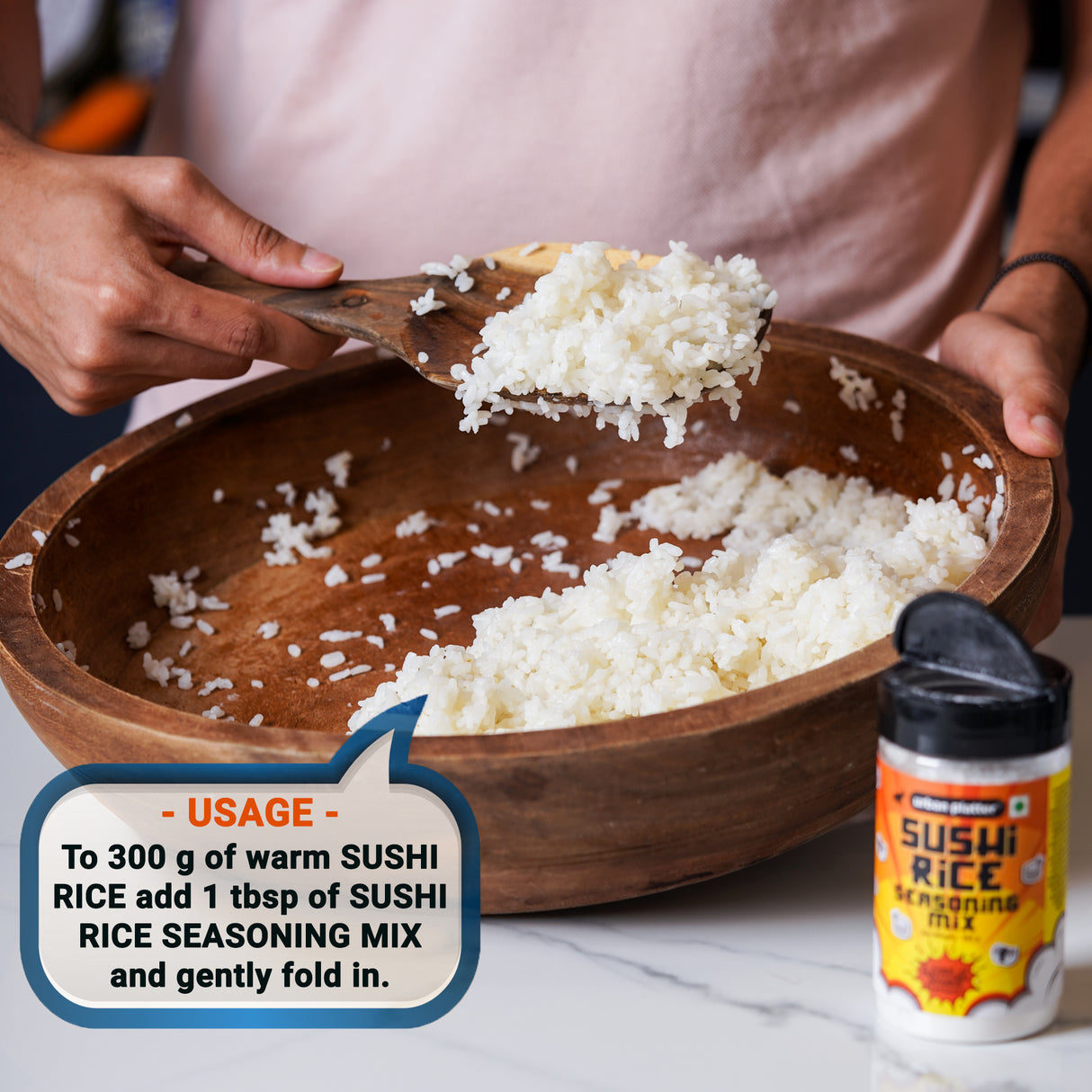 Urban Platter Sushi Rice Seasoning Mix, 150g [Authentic Flavour| Simply add to Cooked Rice| Perfect Sushi Rice every time]