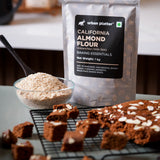 Natural Almond Flour, 1kg (Naturally Gluten-free, Low-Carb, Unblanched, Ideal for Baking & Keto Recipes)