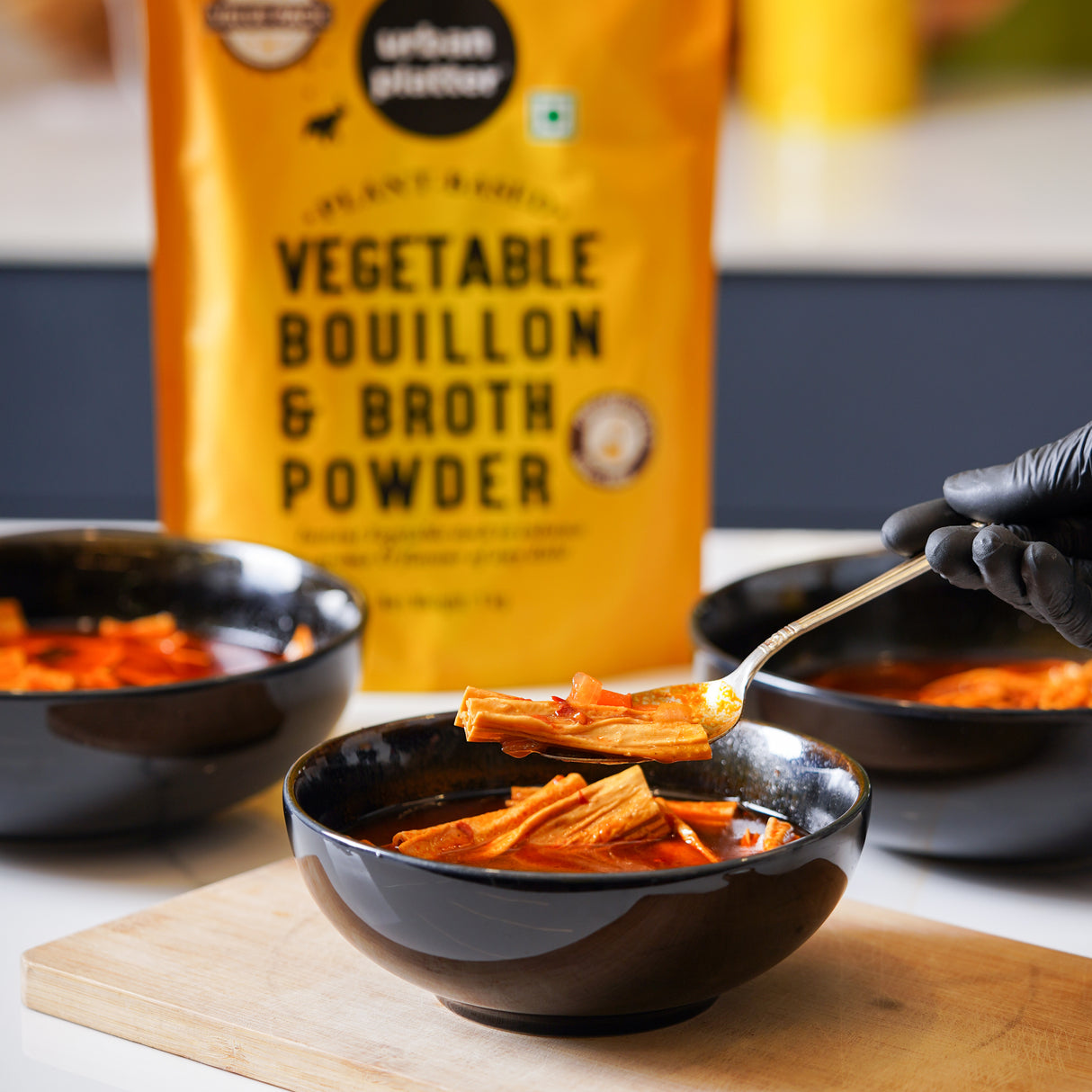Urban Platter Vegetable Bouillon & Broth Powder (Plant-Based | Instant Vegetable Stock | MSG-free | Umami-Rich)
