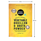 Urban Platter Vegetable Bouillon & Broth Powder (Plant-Based | Instant Vegetable Stock | MSG-free | Umami-Rich)
