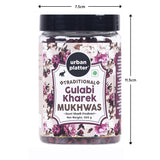 Urban Platter Gulabi Kharek Mukhwas, 300g / 10.58oz [Mouth Freshener, Digestive, After-Meal Snack]