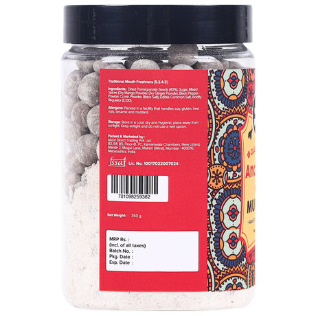 Urban Platter Digestive Anardana Goli Mukhwas, 350g [Mouth Freshener, Digestive, After-Meal Snack]