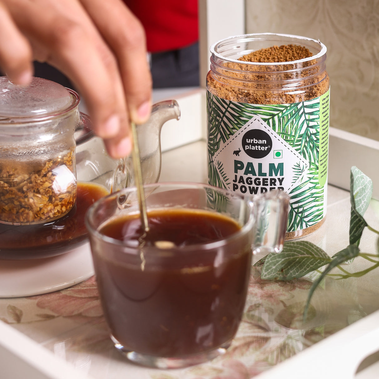 Urban Platter Palm Jaggery (Karupatti), 300g (Natural Sweetener | Made from Neera | Unrefined & Chemical-Free)