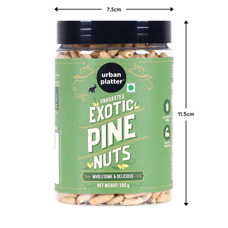 Urban Platter Exotic Pine Nuts, 250g (Chilgoza Giri | Rich in Protein | Elevates Pesto, Hummus, Salads) - product image 14