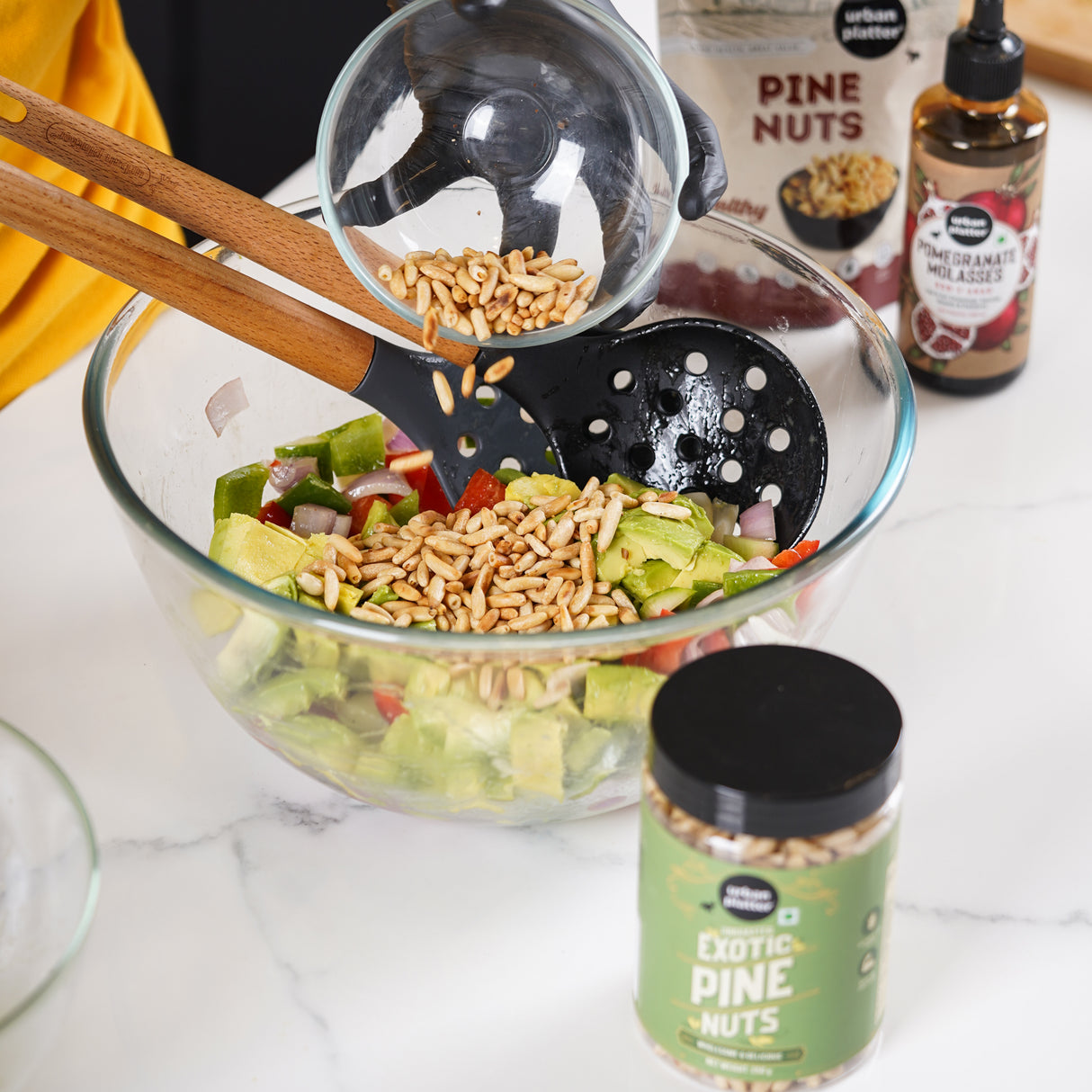 Urban Platter Lebanon Pine Nuts (Chilgoza), (Rich in Protein & Fiber, Add to Hummus & Salads, Stored in Refrigeration for Long Lasting Freshness)