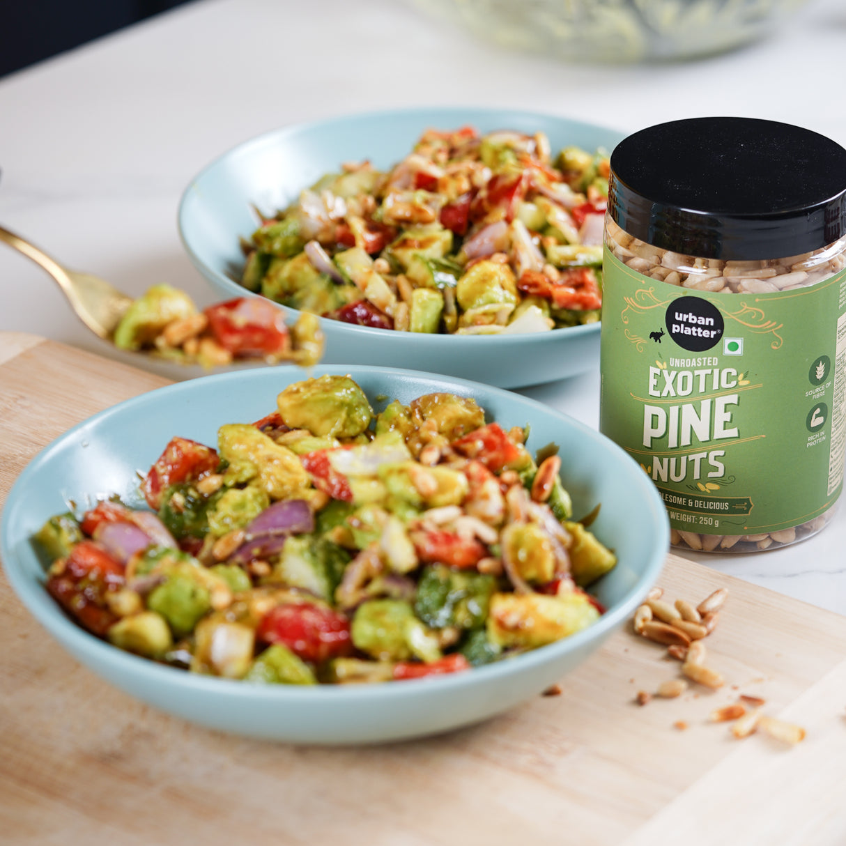 Urban Platter Exotic Pine Nuts, 250g (Chilgoza Giri | Rich in Protein | Elevates Pesto, Hummus, Salads)